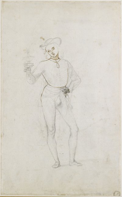 Studio per una figura in un